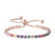 thumbnail image 2 of Pulseras para mujer, regalos para mujer, pulsera iónica de 3 mm con circonitas redondas y diamantes, pulsera de cristal, pulsera iónica., 2 of 5