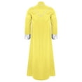 thumbnail image 2 of iiniim Mens Friar Medieval Renaissance Priest Long Robe Church Worship Halloween Party Cosplay Costume Yellow L, 2 of 4