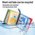 thumbnail image 4 of DPTALR Color Soft Book Nontoxic Fabric Baby Cloth Books Early Education Toys 8 Page Washable, 4 of 8