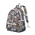 thumbnail image 2 of Dachshund and Flower Backpack for School,Cute School Bag,Schoolbag with Adjustable Shoulder Straps & Padded Back,13.4"x11"x4.7", 2 of 6