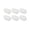 White, variant on 6-Cavity Pistachio Mousse Art Silicone Mold, Nut Shaped Baking Pan for Chocolate Jelly Dessert Decoration Resin Crafts, Non-Stick Release