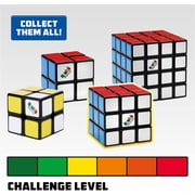 Rubik’s Cube, Original 3x3 Cube with Removable Stickers for Customization in Fun Patterns, Problem-Solving Brain Teaser, Ages 8+