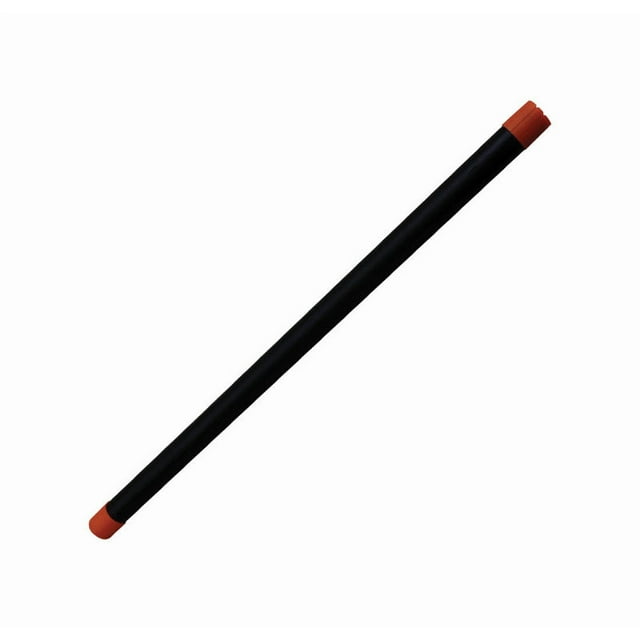 Tubo precortado B&K Mueller de acero negro, 2 pulgadas de profundidad x 91,44 cm de largo