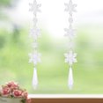 thumbnail image 4 of Péndulo colgante para decoración del hogar, 10 cadenas de cristal de copo de nieve, atrapasueños colgantes de vidrio, estándares líderes en la industria, 4 of 8