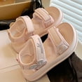 thumbnail image 6 of KPOPLK Toddler Girls Sandals Little Girl Summer Flat Sandal Baby Open Toe Outdoor Beach Holiday Dress Shoes(Pink,11.5), 6 of 9