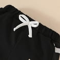 thumbnail image 7 of NOLDARES Toddler Girl Clothes Summer Outfits Cute Baby Short Sleeve T-shirt Shorts 18 Months to 6 Years(Black,2-3 Years), 7 of 7