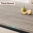 thumbnail image 2 of Great Prices Available 78-Inch Long Wooden Gray Dining Table - Elegant Dining Table for 6-8 People, Industrial Design with Ergonomic Comfort for Family Gatherings - Stylish Kitchen Table, 2 of 6