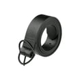 thumbnail image 1 of Cinturones de PU de cuero para mujeres INSPIRE CHIC para vestidos, cinturón de cintura negro de moda con hebilla de corazón negro, 1 of 5