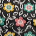 thumbnail image 1 of oneOone Polyester Lycra Black Fabric Floral Sewing Fabric By The Yard Printed Diy Clothing Sewing Supplies 56 Inch Wide, 1 of 1