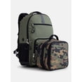 thumbnail image 2 of Wonder Nation Kids' Unisex 17" Sensory and Adaptive Backpack and Lunch Box Set, Camouflage, 2 of 7