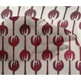 thumbnail image 4 of oneOone Viscose Chiffon Maroon2 Fabric Floral Block Craft Projects Decor Fabric Printed By The Yard 42 Inch Wide, 4 of 4