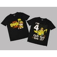 thumbnail image 5 of Paw Patrol Rubble Digging 4th Birthday Shirts Pack Nickelodeon Toddler T-Shirts Black 4T / Black 4T, 5 of 6