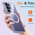 thumbnail image 2 of BENTOBEN Magnetic Case for Samsung Galaxy S26 Ultra 6.9" Upgraded Full Camera Protection Compatible with Mag-safe Drop Protection Slim Clear Cover Hard Pc Soft Tpu, 2 of 9