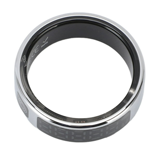 Health Smart Ring Health Tracker with Screen IP68 Activity Tracker Ring Touch Page Turner Control Multiple Sports Modes