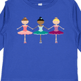 thumbnail image 4 of Inktastic Little Ballerina Trio Girls Long Sleeve Toddler T-Shirt, 4 of 5