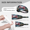 thumbnail image 2 of Bubbles Axolotl Fantasy Headbands for Women Men, Workout Elastic Sweat Band for Yoga Running Cycling Gym Exercise Non Slip Head Bands for Women's Hair, 2 of 5