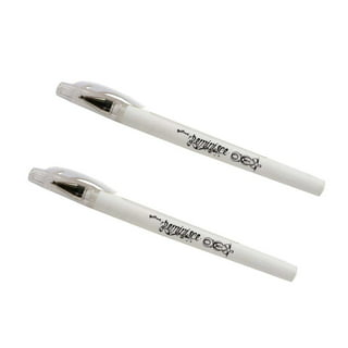 SRSTRAT White Gel Pens for Artists,White Gel Pens Fine Point Tip Gel Ink Pens for Illustration Design Black 15ml White Pens for Black Paper, White
