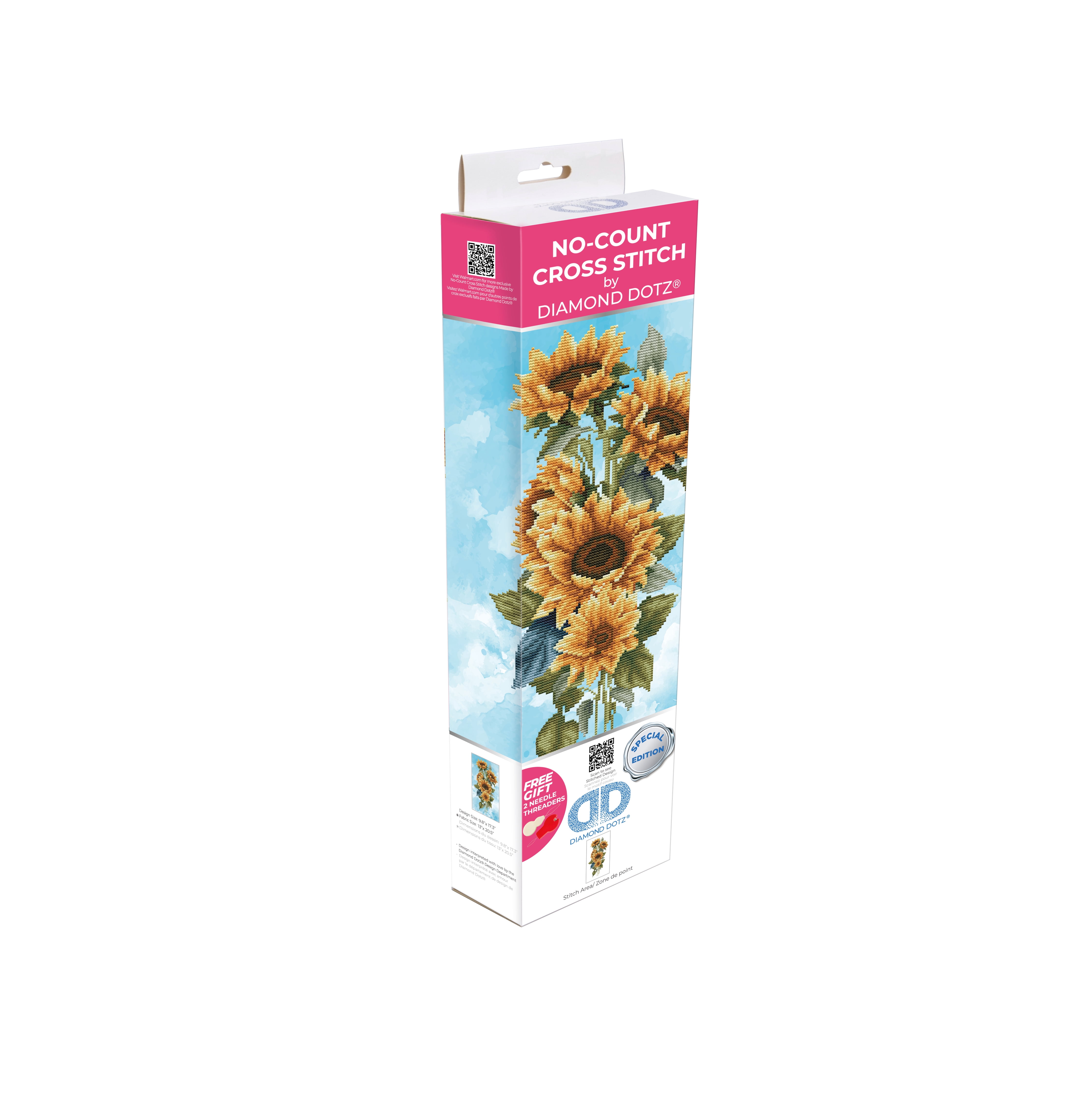 DIAMOND DOTZ® Sunflower Bouquet Special Edition No-Count Cross