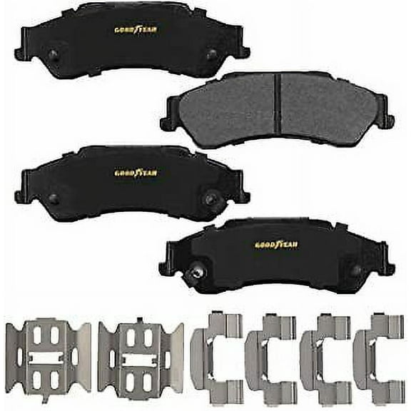 Rear Ceramic Brake Pads for Chevy GMC Isuzu Oldsmobile Goodyear Brakes GYD729