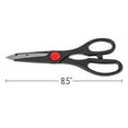 thumbnail image 3 of Beille 8 Inch Stainless Steel Kitchen Scissors Shears with Nut Cracker Bottle Opener, Black, 3 of 10