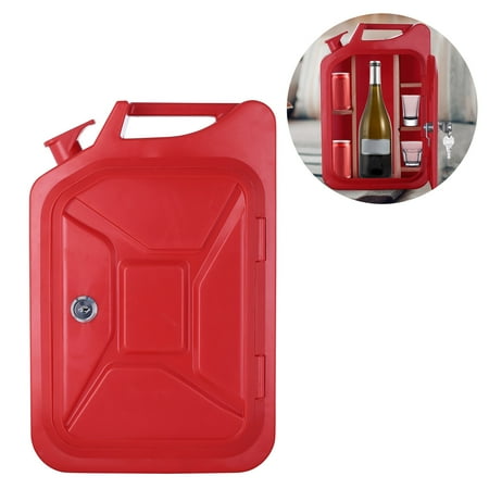 

My Cave My Rules Christmas Gift Can Bar Set Creative Gift Whiskey Bar Counter Set Red