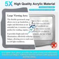 thumbnail image 2 of Large Hands Free Magnifying Glass with Light and 50 Ultra-Bright for LEDs Reading Repair Sewing Low Vision Elderly Full Page Size, 2 of 5