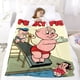 thumbnail image 5 of El Show de Porky Pig anti-pilling, suave, ligera, esponjosa y acogedora de lujo para hogar y cocina – Perfecta para niños y adultos,100X80cm, 5 of 6