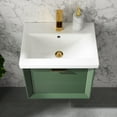thumbnail image 5 of Danbury 20" Single Bathroom Vanity with Porcelain Top - Green, 5 of 9
