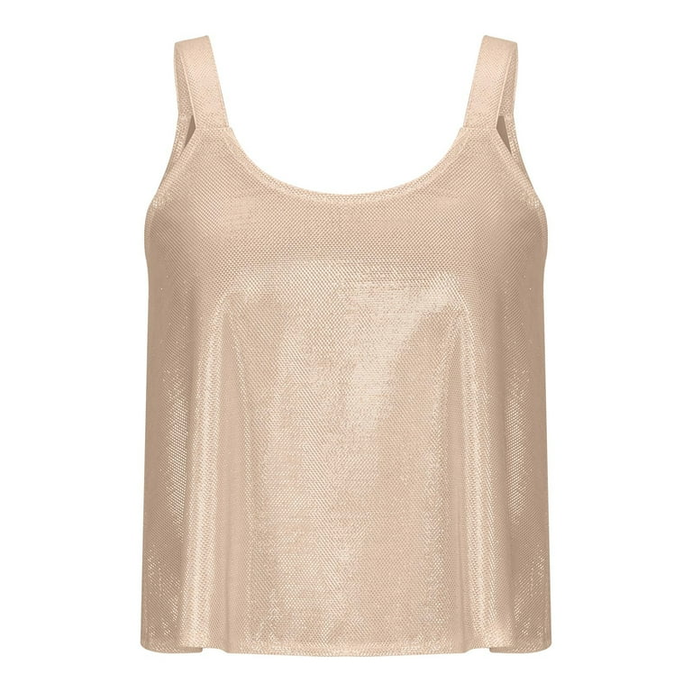 Gajess Glitter Camisole GOLD ガジェス Gajess Glitter Camisole GOLD ガジェス Gold Tops for Women