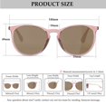 thumbnail image 3 of Gafas de sol Yaserra Vintage redondas polarizadas UV400 para mujeres y hombres, 3 of 6