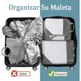 thumbnail image 3 of Juego de 6 Bolsas Organizadoras Compresion de Viaje, Ideal para Viajar y Guardar(Gris), 3 of 4