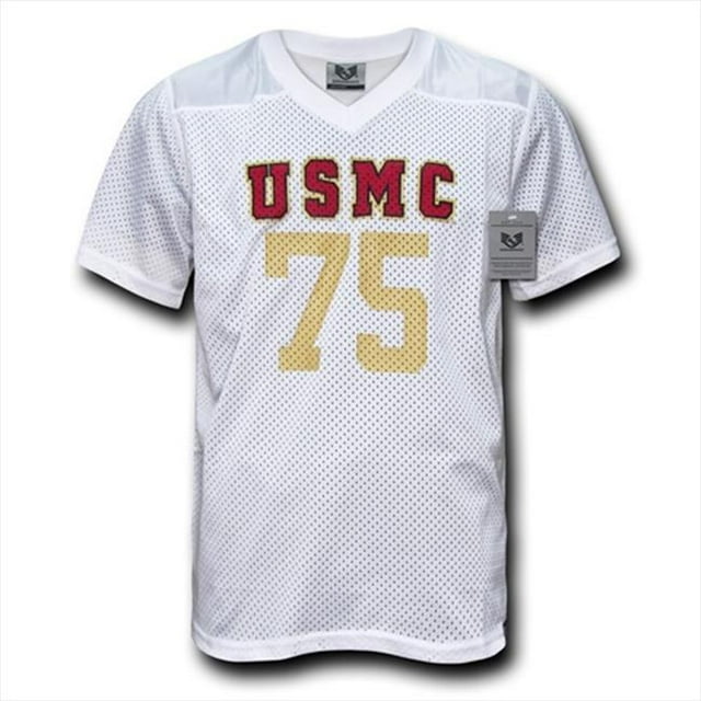 Practice Jersey, Marines, White, Large