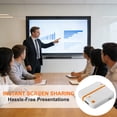 thumbnail image 4 of Type C Wireless HDMI Transmitter Receiver, Dual Connection Modes 1080P with 5G Stable,5G High Definition Multimedia Interface for HD TVs Projectors Monitors - (Whith), 4 of 9