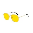 thumbnail image 2 of Replio Men's And Women's Fashion Polygon Sunglasses Lightweight Metal Frame Glasses Gifts Ideas, 2 of 4