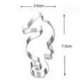 thumbnail image 6 of HEVIRGO 3Pcs/Set Cookie Mold Marine Organism Shape Ornamental Easy to Release Seahorse Starfish Seashells Cookie Cutter for Fondan, 6 of 8