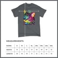 thumbnail image 5 of Tee Hunt Cute Thinking Crowned Cat T-Shirt Dean Russo Colorful Kitte Men's Tee, Charcoal, XX-Large, 5 of 5