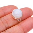 thumbnail image 3 of StarGems&reg; Natural Moonstone Handmade 925 Sterling Silver Ring 6 F2559, 3 of 7