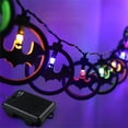 thumbnail image 1 of TIMIFIS Halloween Decorations Lights Halloween Decorations, New Version 10ft 20 LEDs Wooden String Lights With 4 Patterns, Battery Operated Halloween Lights Decor For Home Party Garden Indoor, 1 of 4