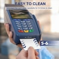 thumbnail image 3 of CR80 Card Reader Cleaning Cards, 100PCS Dual Side Card Reader Cleaner, POS Swipe Terminal Cleaning Cards, 3 of 7