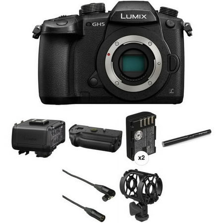 Panasonic Lumix DC-GH5 Mirrorless Micro Four Thirds Digital Camera Filmmaking Kit