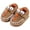 02 Khaki, variant on MUCHENGGIFT Baby Toddler Boys Girls House Slipper Non Skid Fuzzy Cartoon Dinosaur Kids Indoor Bedroom Shoes