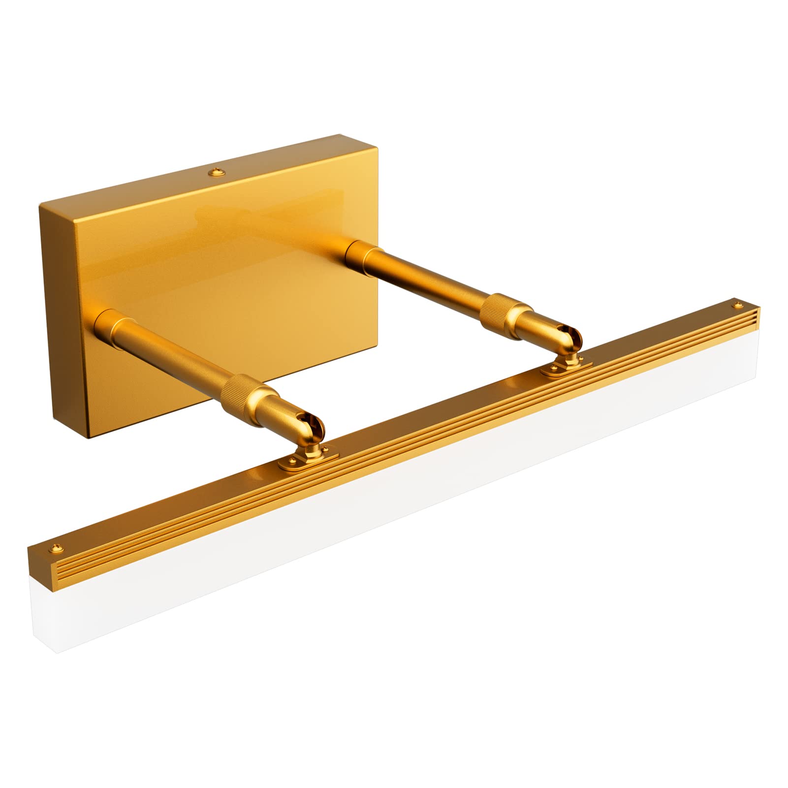 Gold Vanity Lights 16inch Adjustable Modern LED Vanity Light for