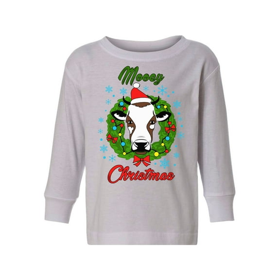 Awkward Styles Christmas Long Sleeve Shirt for Boys Girls Xmas Mooey Shirt