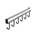 thumbnail image 1 of Monstrate Colgador para armario, soporte para cocina, dormitorio, baño, organizador, estante colgante para el hogar, estante organizador, ahorro Almacenamiento y organización del hogar Negro, 1 of 6