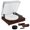 Natural Walnut, variant on Fluance RT87 Reference High Fidelity Dual-Plinth Turntable (Piano White), VB65 3-in-1 Vinyl Record & Stylus Cleaning Kit, RW03 HiFi Vinyl Record Weight Stabilizer