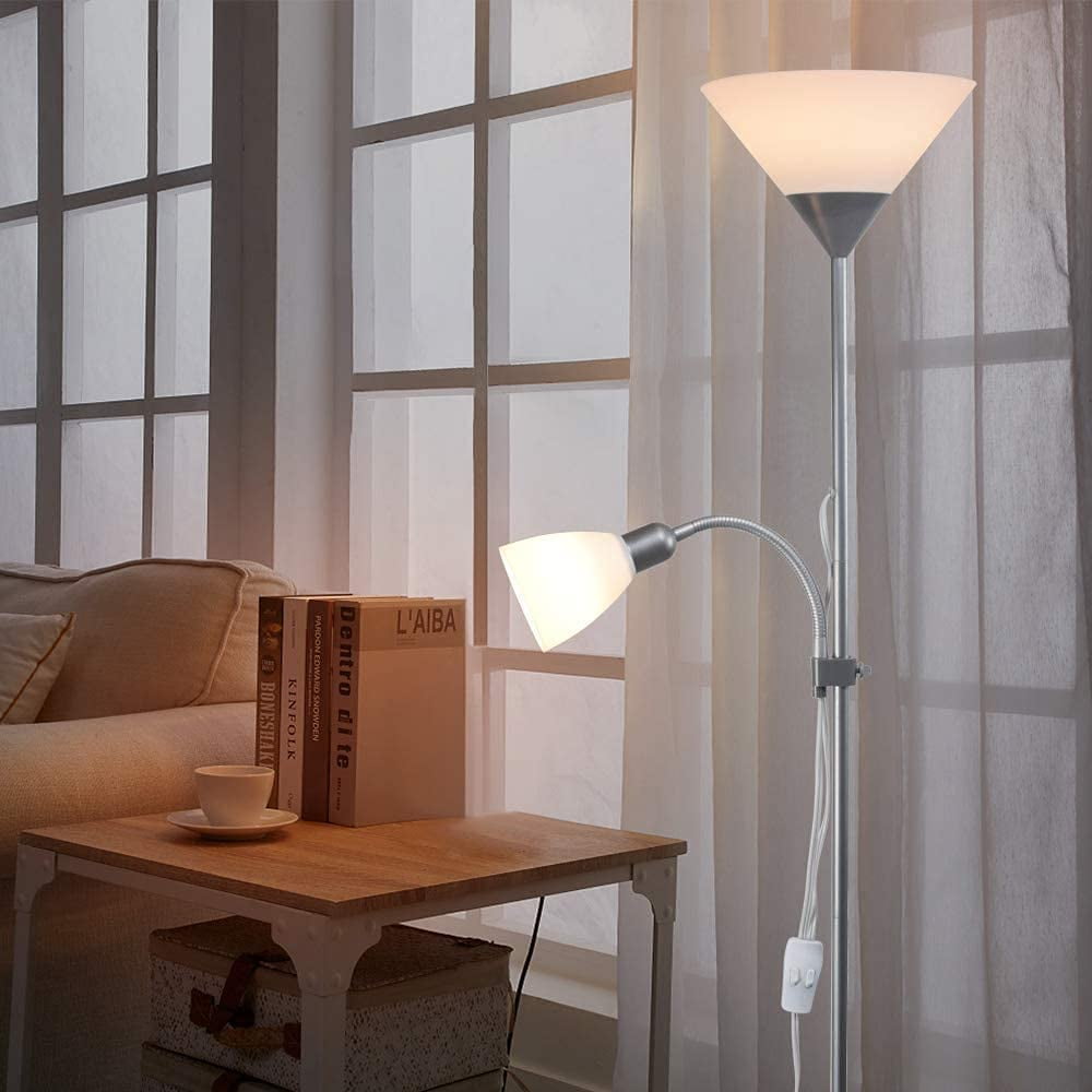 DingLiLighting Plus LED Floor lamp, Torchiere Super Bright Floor Lamp