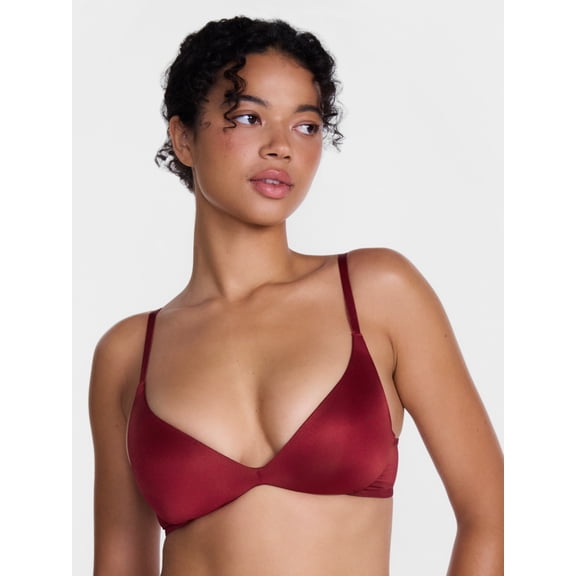 Joyspun Women's Wirefree Shine Push Up Bra, Sizes S-XXXL