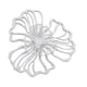 thumbnail image 3 of Arte de pared con flores, escultura de pared con flores, letrero de pared, arte colgante de pared con flores, arte de pared Blanco Grande, 3 of 9