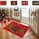 thumbnail image 1 of Tapete Navideño para Entrada | Material: Poliéster | Color: Rojo | 40 X 60 Cm | Base Antideslizante | Fácil de Limpiar | Decoración para El Hogar | 1 Unidad, 1 of 6
