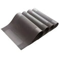 thumbnail image 3 of HEATSHAKING 4Pcs Heat Resistant Table Mats Silver Rectangle PVC Anti-slip Waterproof Materials, 3 of 8